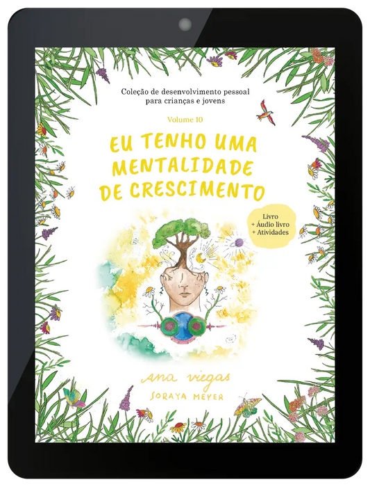 Ebook | Eu tenho uma mentalidade de crescimento | Ebook 10 | Coleção de desenvolvimento pessoal para crianças e jovens - calonodedo