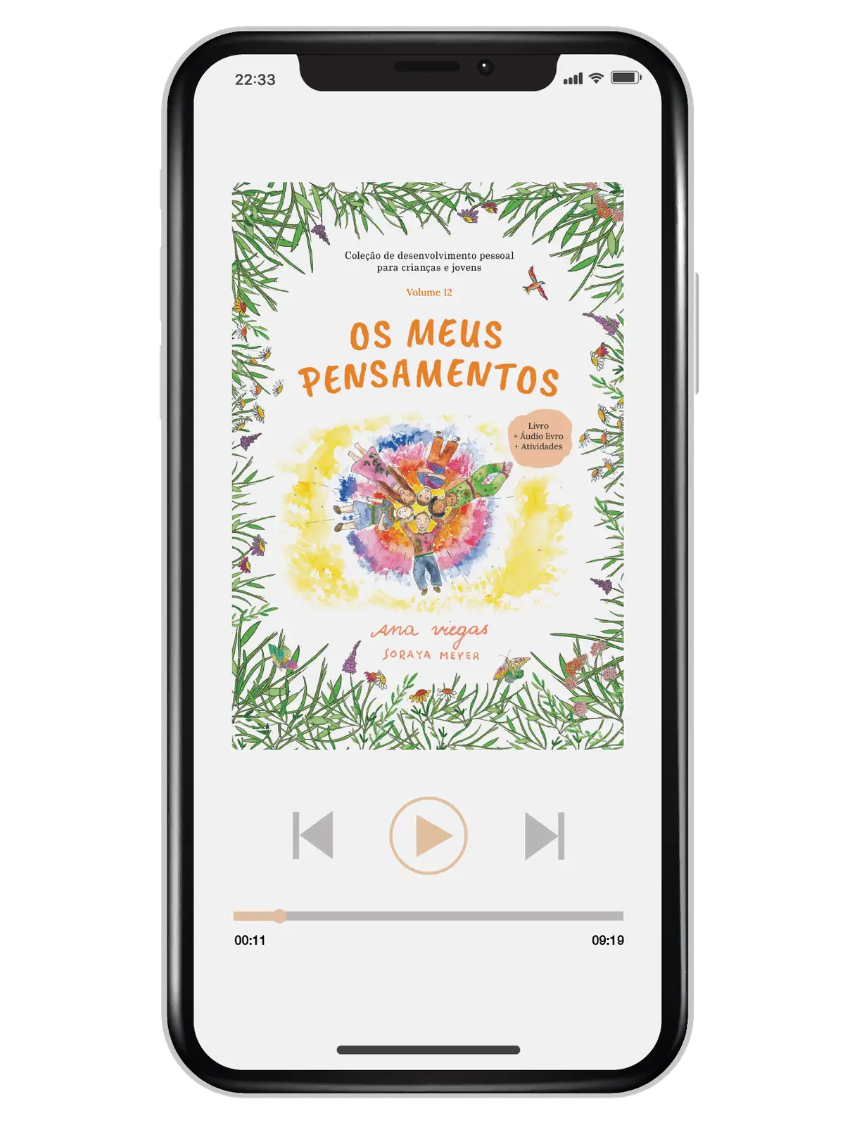 Áudio livro | Os meus pensamentos | Audiolivro 12 | Coleção de desenvolvimento pessoal para crianças e jovens - calonodedo