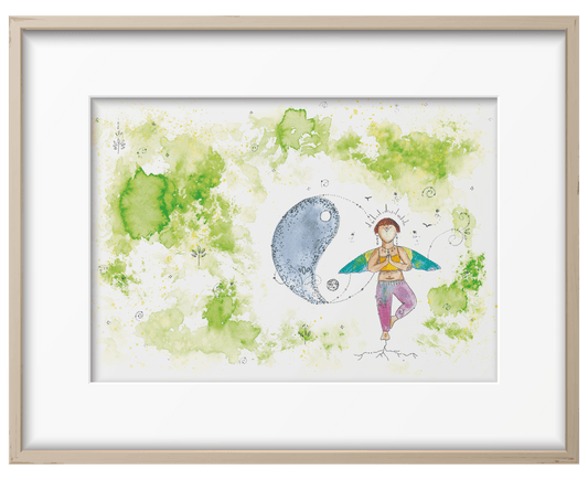 Ilustração - Yin e Yang