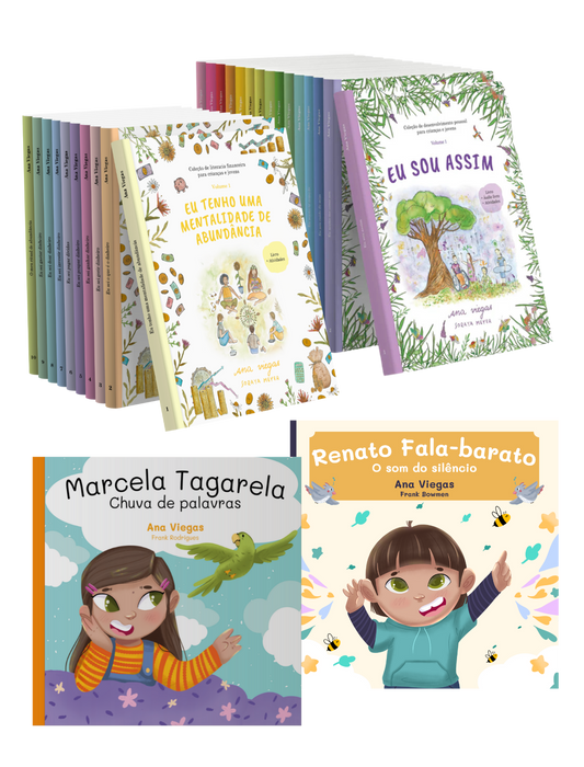 Super pack Calo no Dedo – Desenvolvimento pessoal, Literacia financeira e Comunicação consciente | Papel