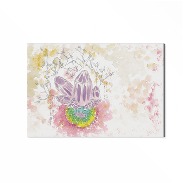 Ilustração - Drusa de ametista