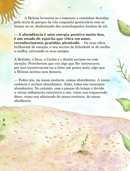 Livro | Eu tenho uma mentalidade de abundância | Livro 1 | Coleção de literacia financeira para crianças e jovens - calonodedo