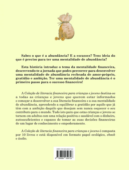 Livro | Eu tenho uma mentalidade de abundância | Livro 1 | Coleção de literacia financeira para crianças e jovens - calonodedo