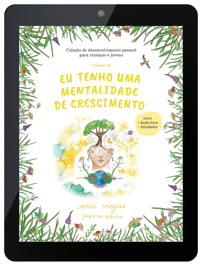 Ebook | Eu tenho uma mentalidade de crescimento | Ebook 10 | Coleção de desenvolvimento pessoal para crianças e jovens - calonodedo