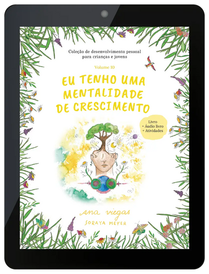Ebook | Eu tenho uma mentalidade de crescimento | Ebook 10 | Coleção de desenvolvimento pessoal para crianças e jovens - calonodedo