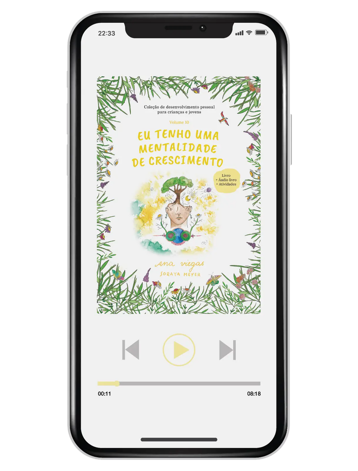 Áudio livro | Eu tenho uma mentalidade de crescimento | Audiolivro 10 | Coleção de desenvolvimento pessoal para crianças e jovens - calonodedo