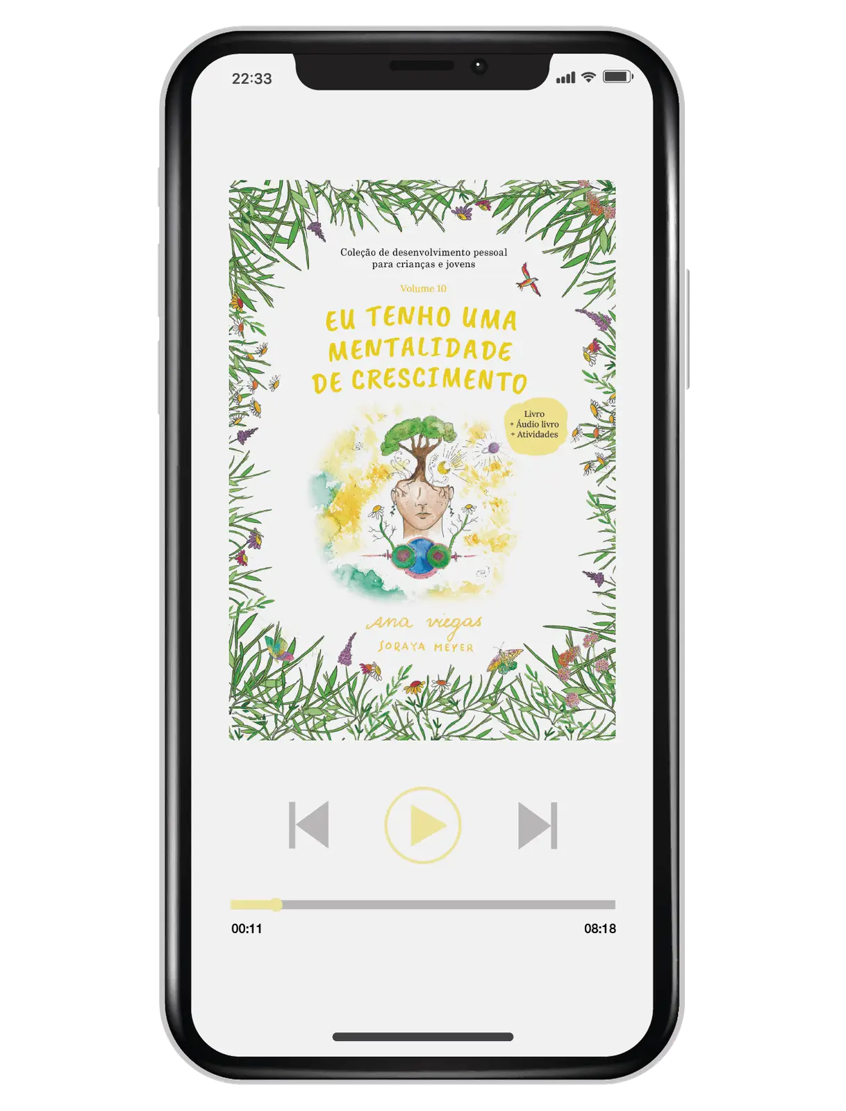 Áudio livro | Eu tenho uma mentalidade de crescimento | Audiolivro 10 | Coleção de desenvolvimento pessoal para crianças e jovens - calonodedo