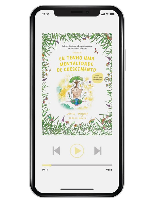 Áudio livro | Eu tenho uma mentalidade de crescimento | Audiolivro 10 | Coleção de desenvolvimento pessoal para crianças e jovens - calonodedo