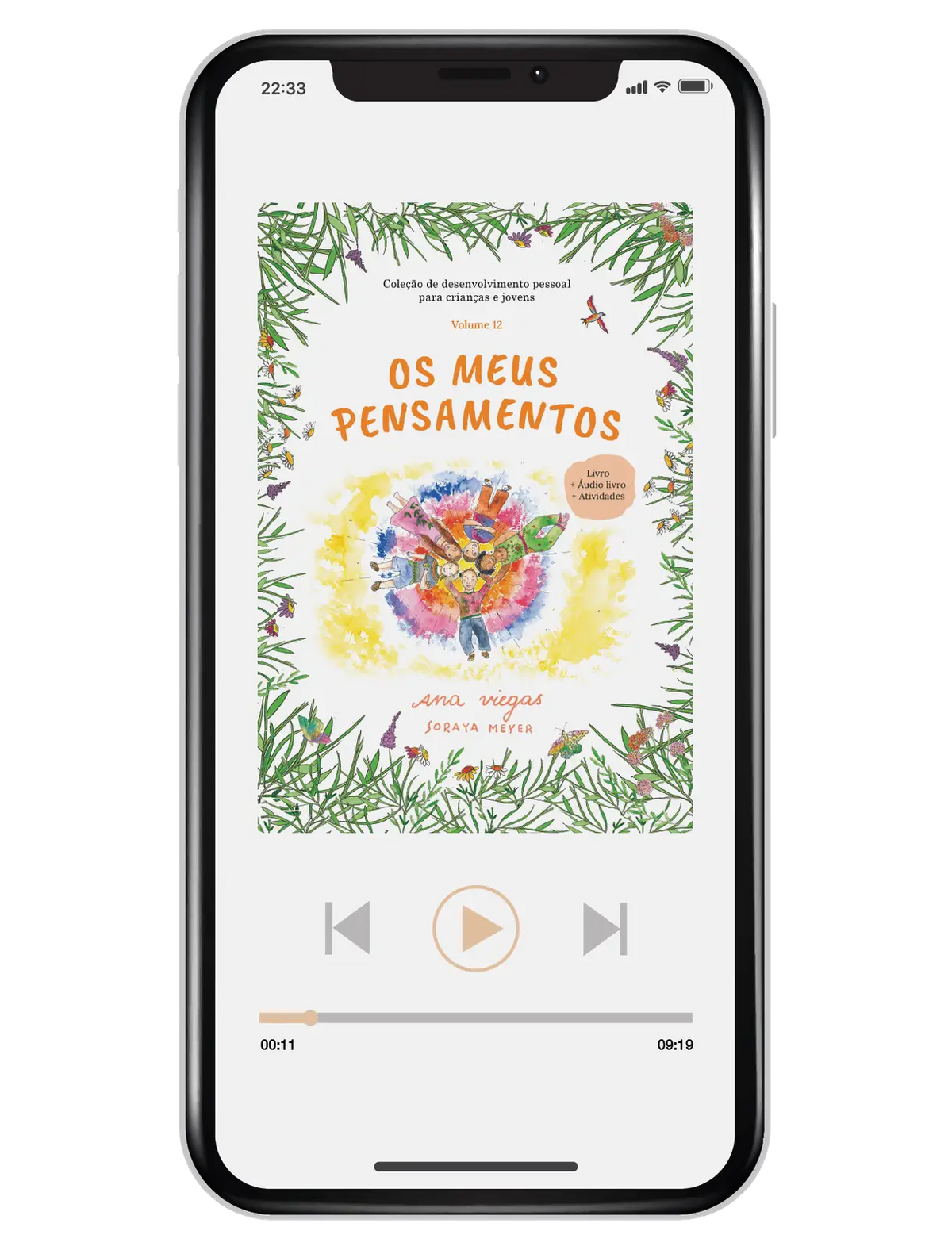 Áudio livro | Os meus pensamentos | Audiolivro 12 | Coleção de desenvolvimento pessoal para crianças e jovens - calonodedo