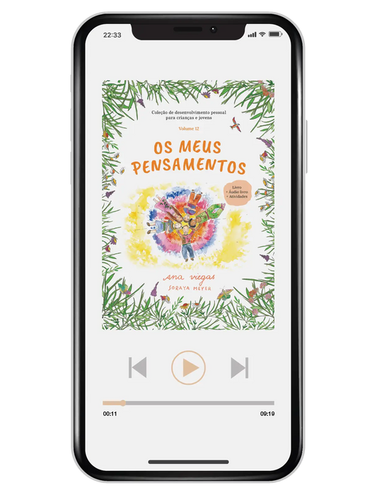 Áudio livro | Os meus pensamentos | Audiolivro 12 | Coleção de desenvolvimento pessoal para crianças e jovens - calonodedo