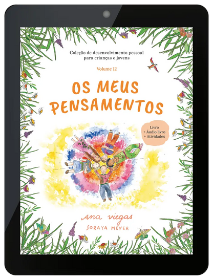 Ebook | Os meus pensamentos | Ebook 12 | Coleção de desenvolvimento pessoal para crianças e jovens - calonodedo