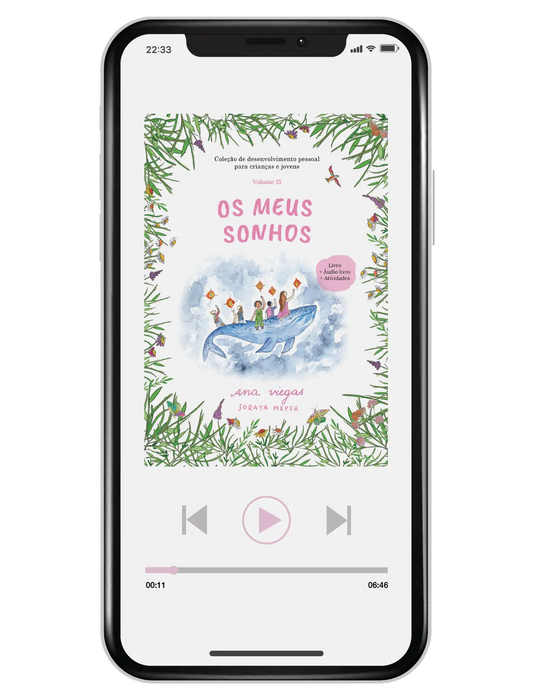 Áudio livro | Os meus sonhos | Audiolivro 15 | Coleção de desenvolvimento pessoal para crianças e jovens - calonodedo