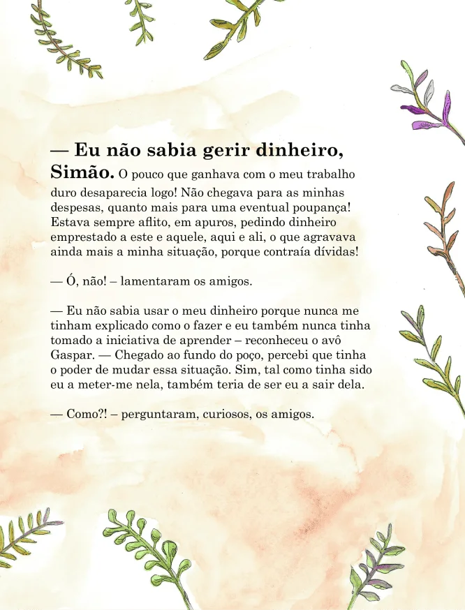 Livro | Eu sei gerir dinheiro | Livro 3 | Coleção de literacia financeira para crianças e jovens - calonodedo
