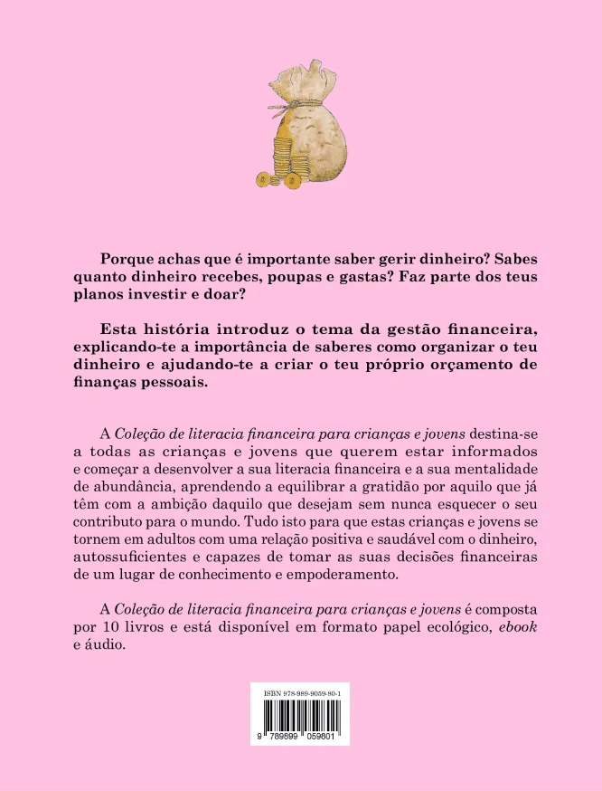 Livro | Eu sei gerir dinheiro | Livro 3 | Coleção de literacia financeira para crianças e jovens - calonodedo