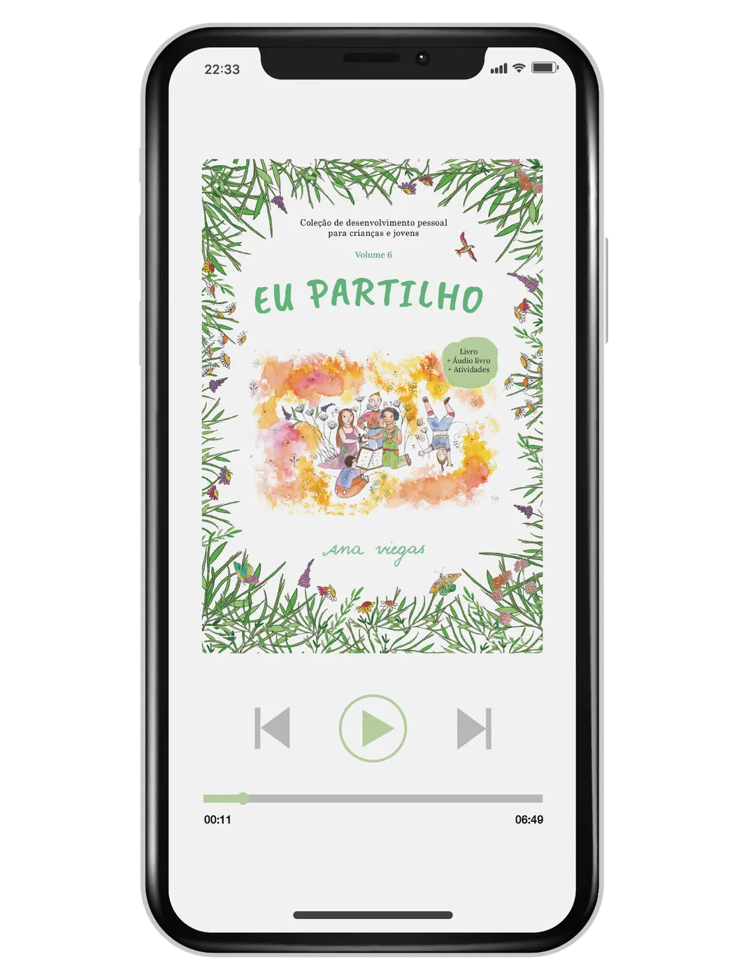 Áudio livro | Eu partilho | Audiolivro 6 | Coleção de desenvolvimento pessoal para crianças e jovens - calonodedo