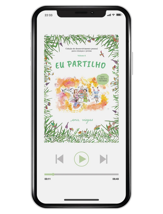 Áudio livro | Eu partilho | Audiolivro 6 | Coleção de desenvolvimento pessoal para crianças e jovens - calonodedo