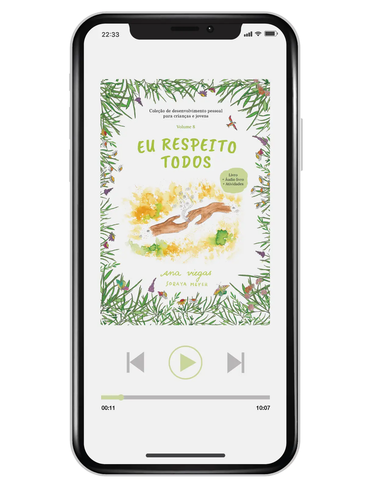 Áudio livro | Eu respeito todos | Audiolivro 8 | Coleção de desenvolvimento pessoal para crianças e jovens - calonodedo