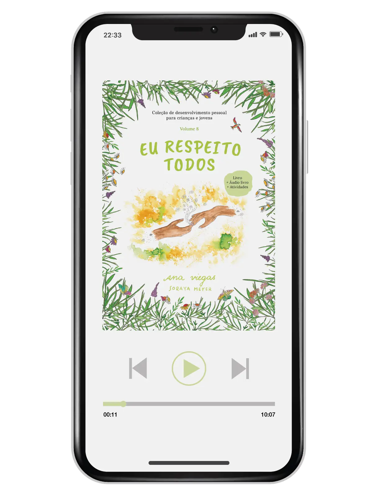 Áudio livro | Eu respeito todos | Audiolivro 8 | Coleção de desenvolvimento pessoal para crianças e jovens - calonodedo