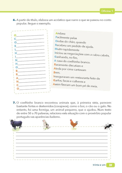 Livro | Quem conta um conto acrescenta um ponto | Oficinas de leitura recreativa e de escrita criativa | Nível intermédio - calonodedo
