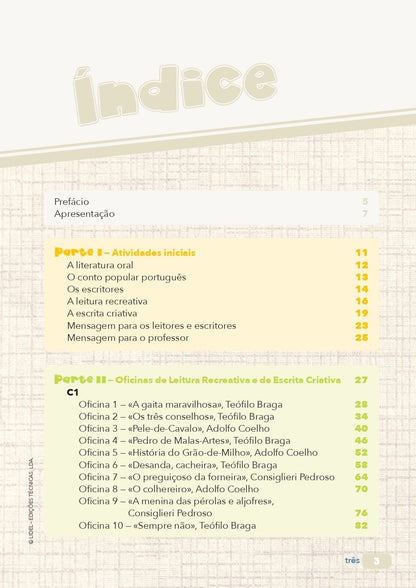 Pack «Oficinas de leitura recreativa e de escrita criativa»