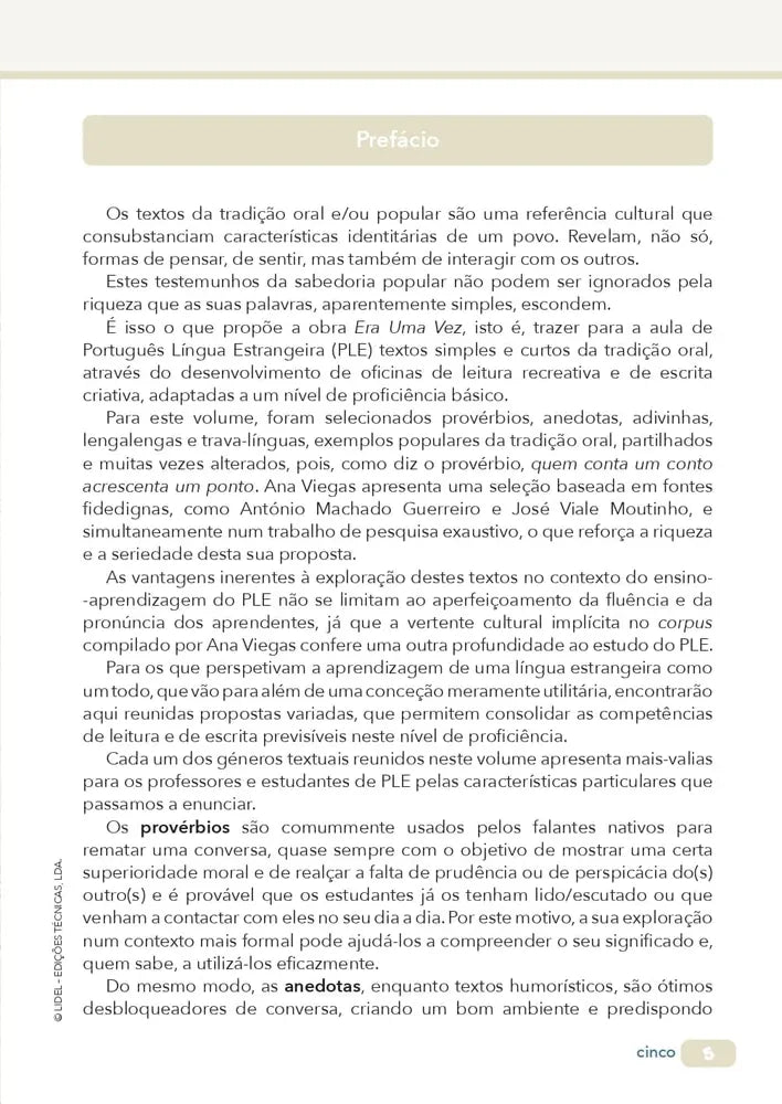Livro | Era uma vez | Oficinas de leitura recreativa e de escrita criativa | Nível inicial - calonodedo