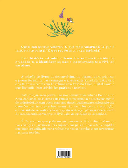 Livro | Os meus valores | Livro 11 | Coleção de desenvolvimento pessoal para crianças e jovens - calonodedo