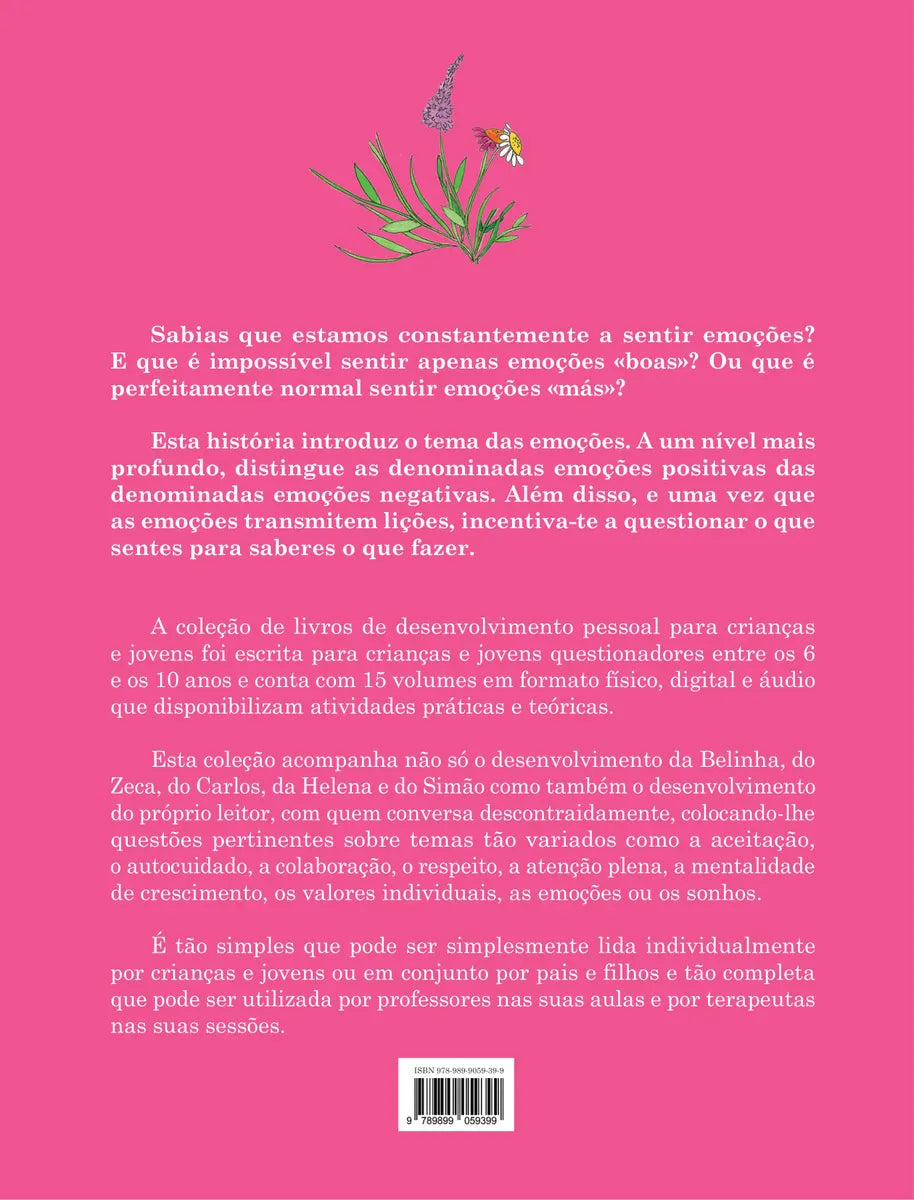 Livro | As minhas emoções | Livro 14 | Coleção de desenvolvimento pessoal para crianças e jovens - calonodedo