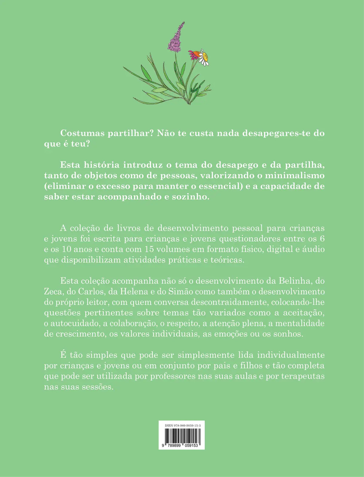 Áudio livro | Eu partilho | Audiolivro 6 | Coleção de desenvolvimento pessoal para crianças e jovens - calonodedo