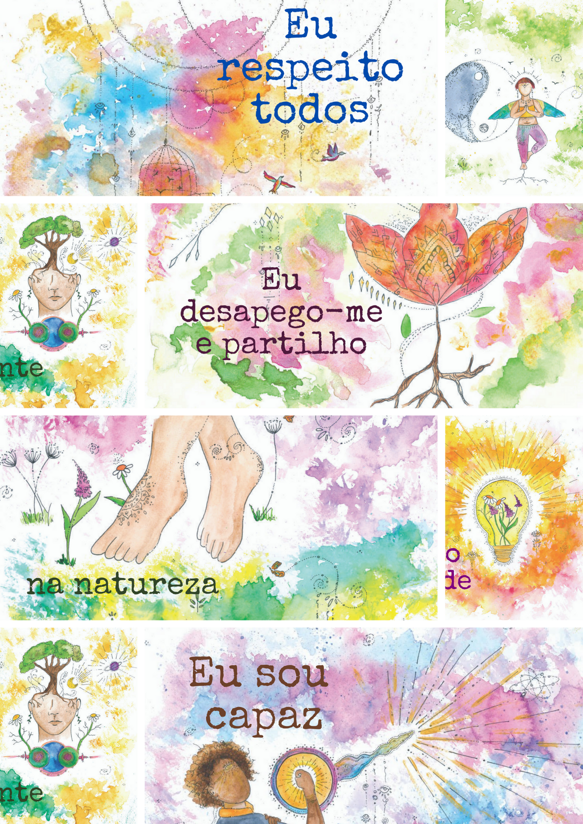 Papelaria | Mantras de desenvolvimento pessoal para crianças e jovens - calonodedo