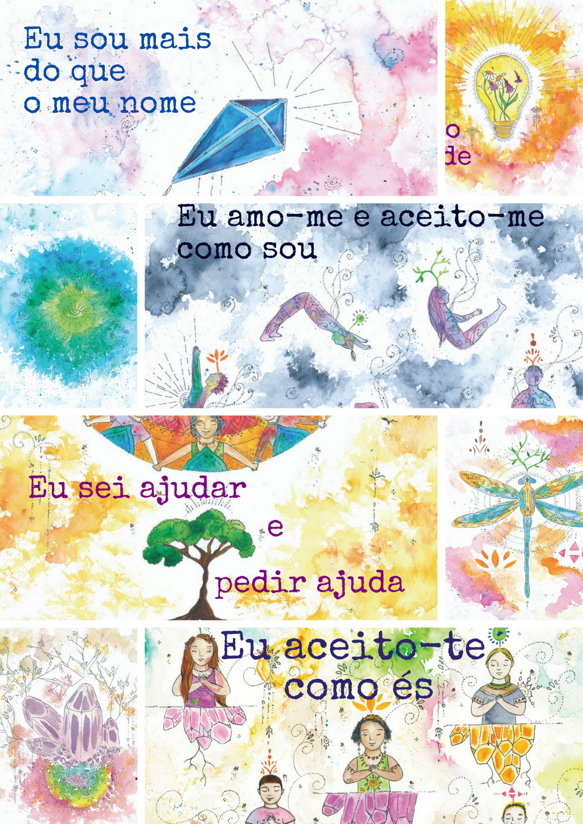 Papelaria | Mantras de desenvolvimento pessoal para crianças e jovens - calonodedo
