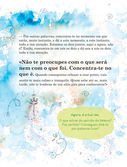 Ebook | Eu tenho atenção plena no momento presente | Ebook 9 | Coleção de desenvolvimento pessoal para crianças e jovens - calonodedo