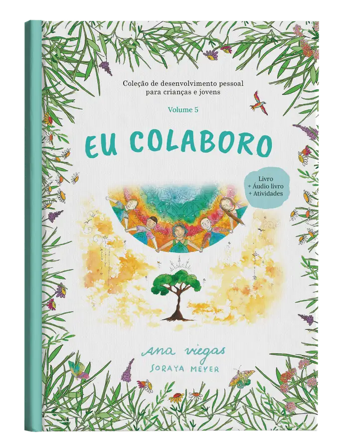 Livro | Eu colaboro | Livro 5 | Coleção de desenvolvimento pessoal para crianças e jovens - calonodedo