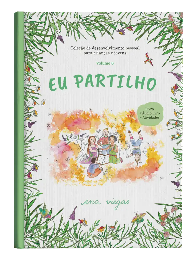 Livro | Eu partilho | Livro 6 | Coleção de desenvolvimento pessoal para crianças e jovens - calonodedo
