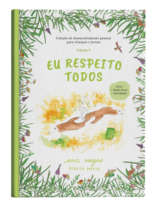 Livro | Eu respeito todos | Livro 8 | Coleção de desenvolvimento pessoal para crianças e jovens - calonodedo