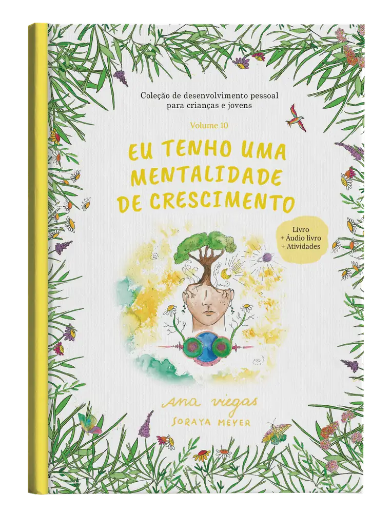 Livro | Eu tenho uma mentalidade de crescimento | Livro 10 | Coleção de desenvolvimento pessoal para crianças e jovens - calonodedo