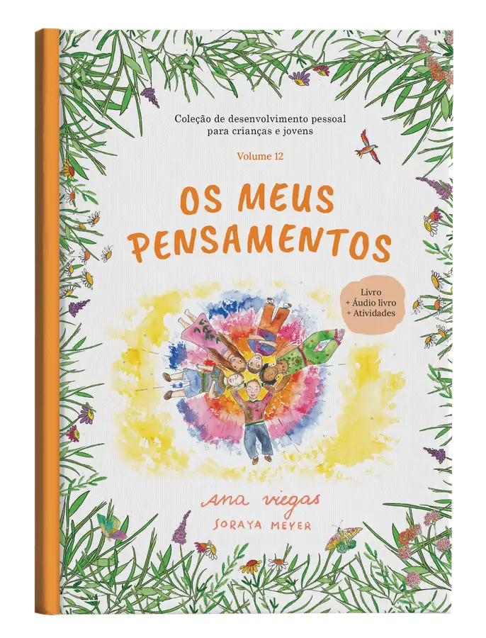 Livro | Os meus pensamentos | Livro 12 | Coleção de desenvolvimento pessoal para crianças e jovens - calonodedo
