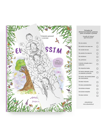 Marcador de livros - 5 amigos