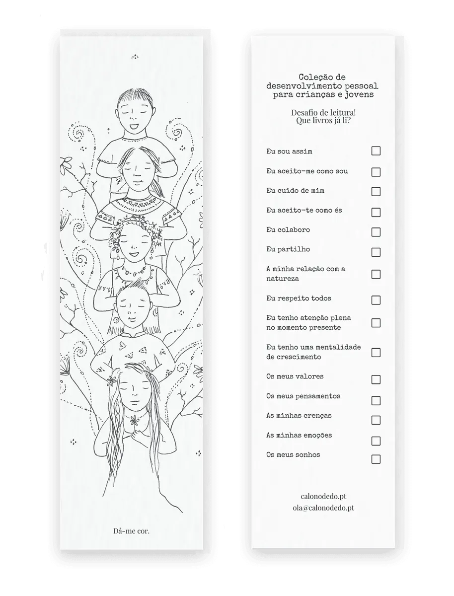 Papelaria | Marcador de livros «Desenvolvimento pessoal» - calonodedo