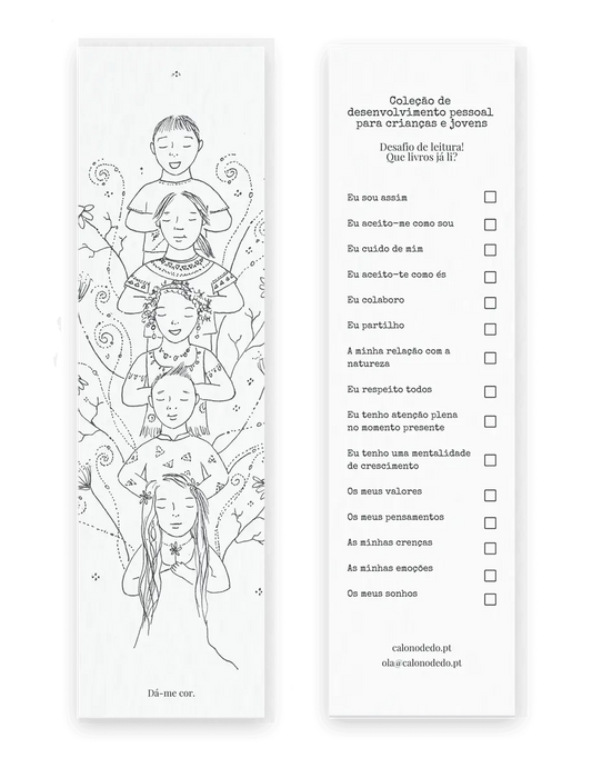 Papelaria | Marcador de livros «Desenvolvimento pessoal» - calonodedo